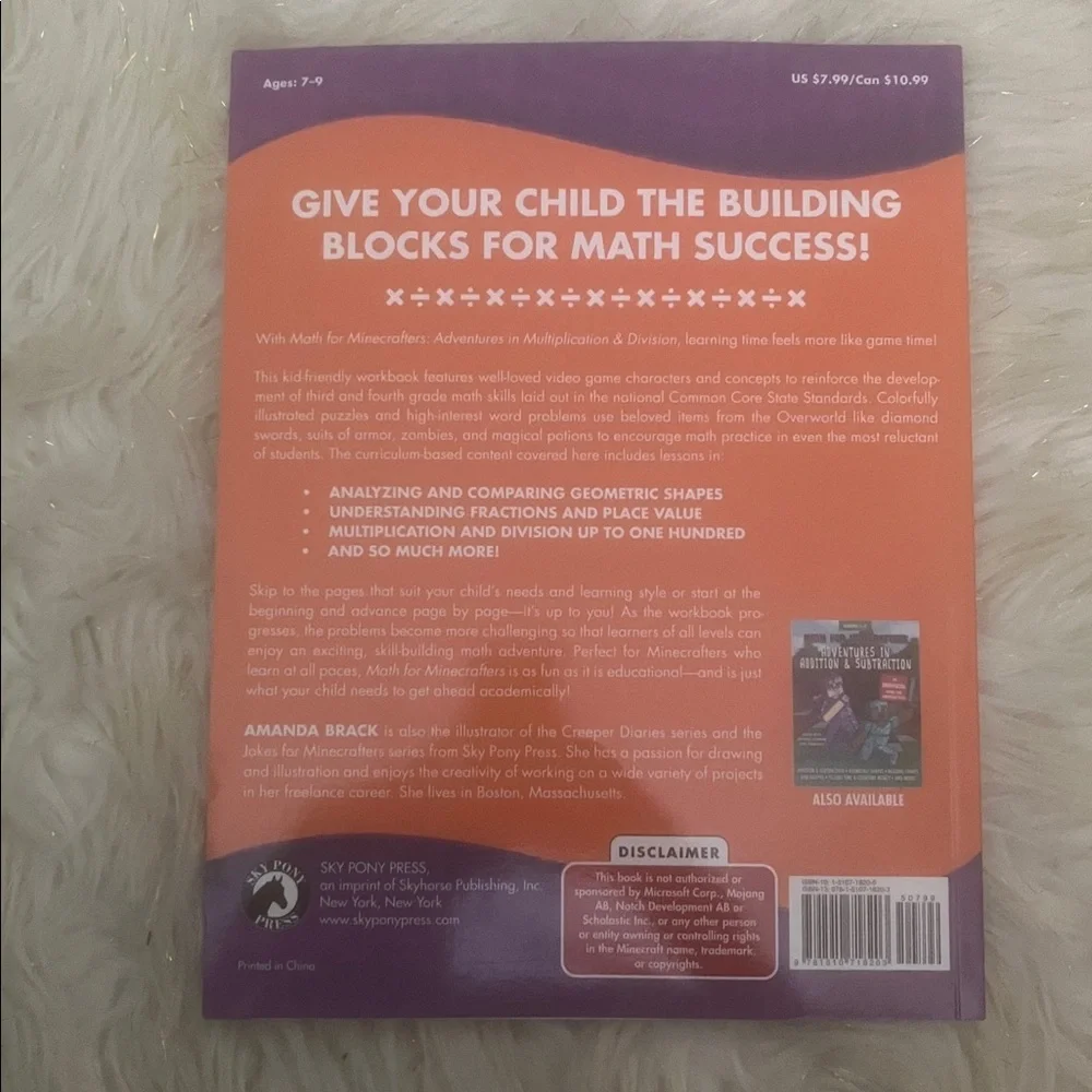 Minecraft Math Workbook - Picture 2 of 4